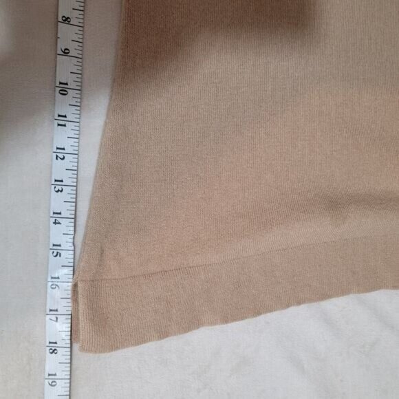 Jones New York Luxe Beige Cashmere Sweater - Size Extra Large - Picture 8 of 8